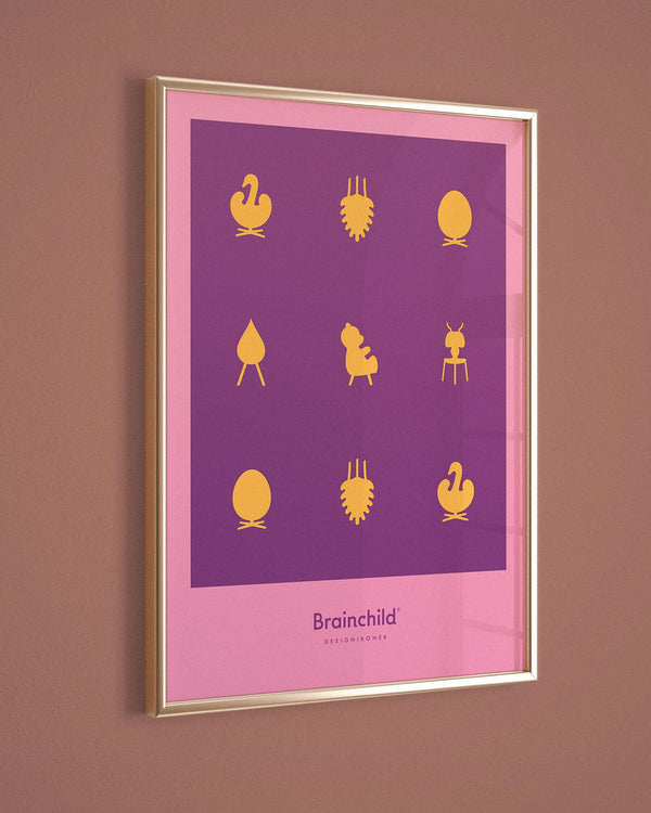 Brainchild - Affisch - Designikoner - Rosa