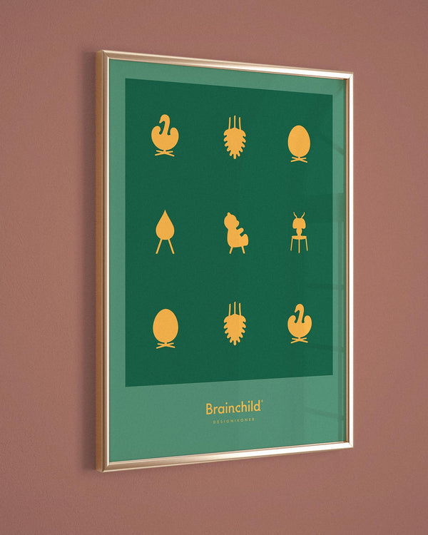 Brainchild - Affisch - Designikoner - Grön