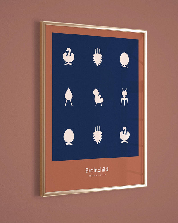 Brainchild - Affisch - Designikoner - Blå