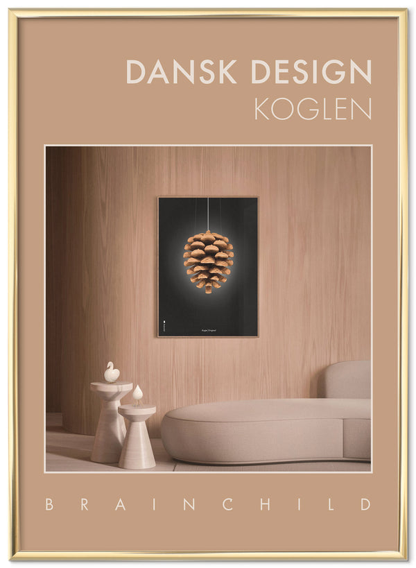 Brainchild – Affisch – Danish Design – Rum - Brun – Kotte