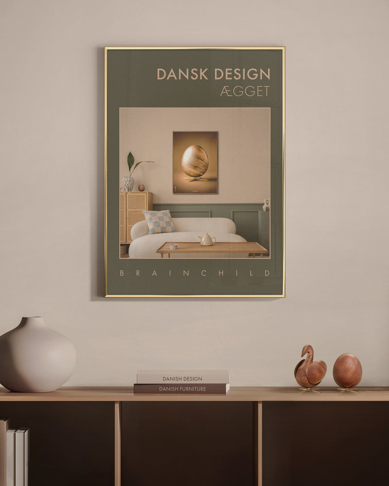 Brainchild - Affisch - Danish Design - Rum - Grön - Ägg