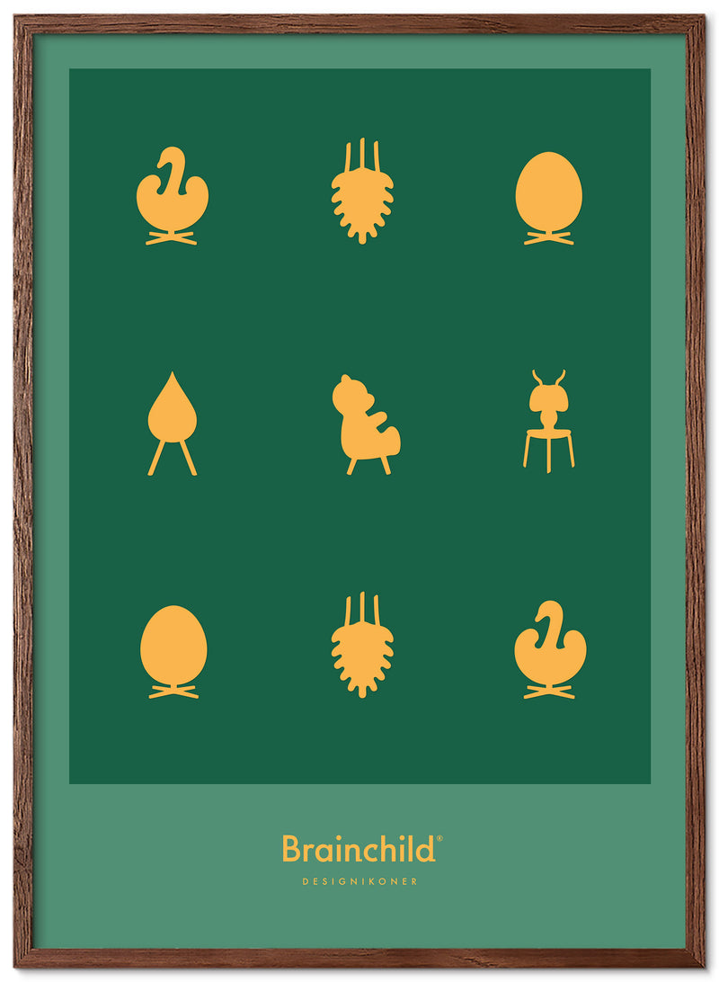 Brainchild - Affisch - Designikoner - Grön