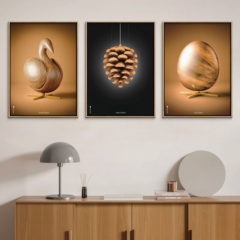 Brainchild – Tavelvägg – Klassisk – 3 valfria canvastryck – 50x70 cm