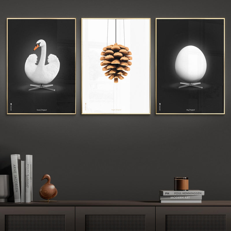 Brainchild plakater med Ægget, Koglen og Svanen