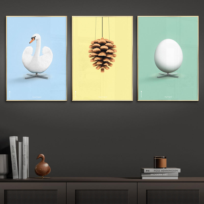 Brainchild plakater med Ægget, Koglen og Svanen