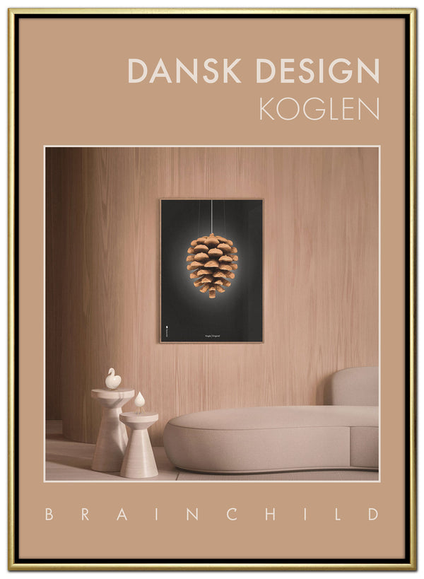 Brainchild - Canvastryck - Danish Design – Rom - Brun – Kongle