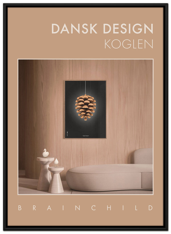 Brainchild - Canvastryck - Danish Design – Rom - Brun – Kongle