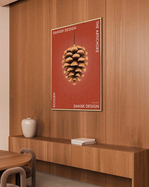 Brainchild – Affisch – Danish Design – Röd – Kotte