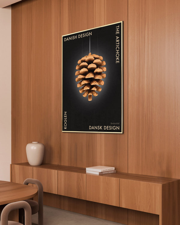 Brainchild – Affisch – Danish Design – Svart – Kotte