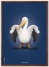 Brainchild - Affisch - Klassisk - Mörkblå - Pelikan
